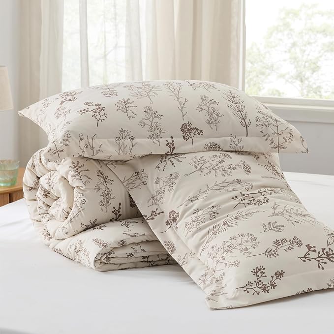 Bedsure Natural Twin/Twin XL Comforter Set - Image 7