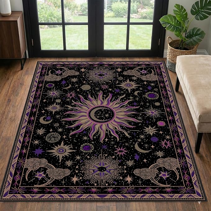 Vacuum-Friendly, 3x5 Washable Area Rug - Image 2
