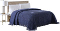 Beatrice Home Fashions Medallion Full Cotton Chenille Bedspread, cozy plush by BeatriceHomeFashions