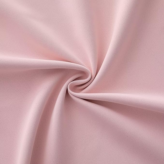 IGEMAEVE Blackout Curtains for Bedroom Grommets Blush Pink 52" W x 84" L | - Image 6