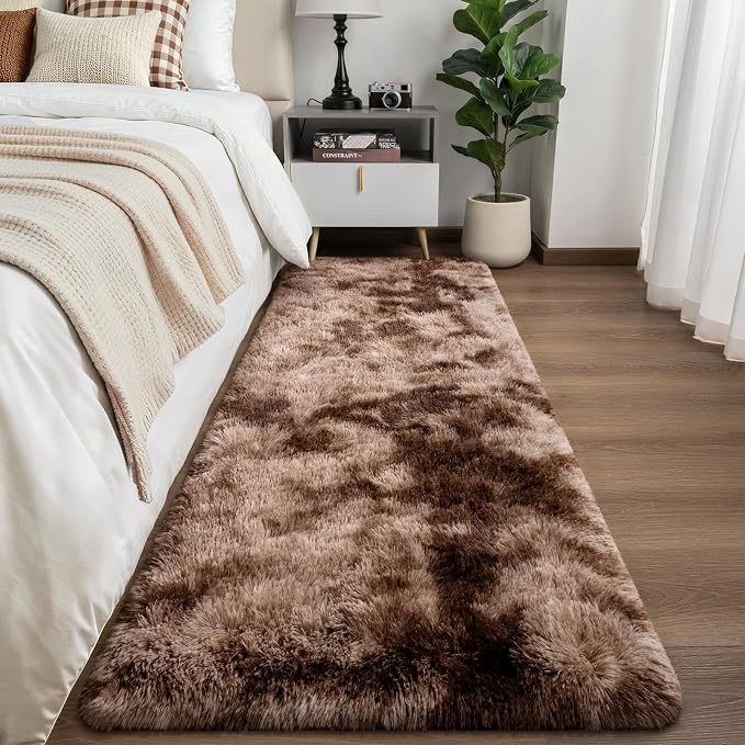 Deerhoo 2x6 Runners Rug for Hallway, Soft Fluffy Long Carpet, Plush Bedroom - Image 4