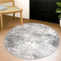 Round Area Rug 3 Ft Circle Entryway Rugs Round Washable Door Mat Indoor Entrance by iOhouze