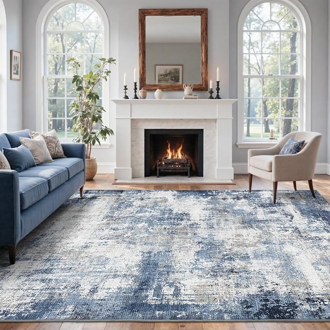 8x10 Ft Large Area Rugs for Living Room, Soft Non-Slip Washable Rugs Modern - Image 2