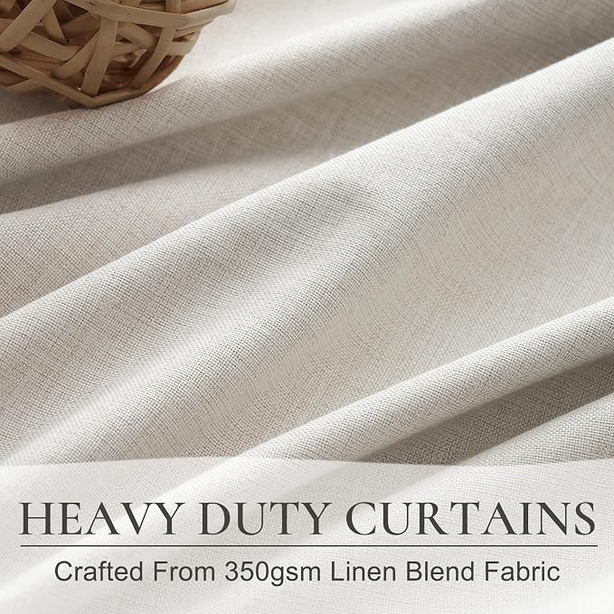 QJmydeco 132 Inch Curtains Extra Long Living Room - Image 5