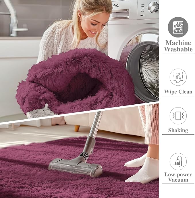 OLANLY 5x8 Machine Washable Large Area Rugs - Image 2