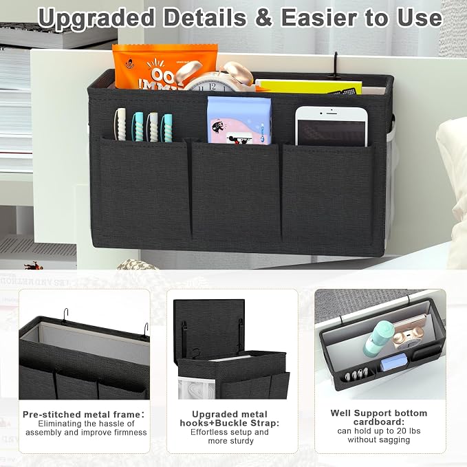 Bedside Caddy Storage Organizer - Image 3