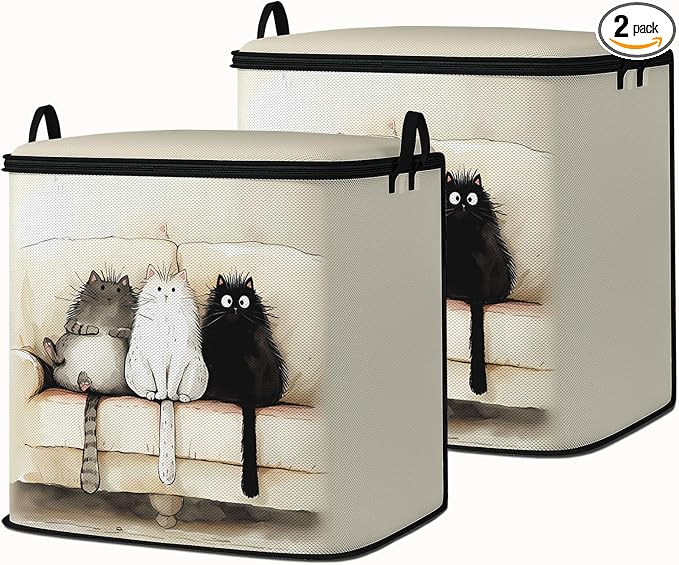 2pcs blanket storage bag for under bed, closet organizers 95L | clothing by BestSellers