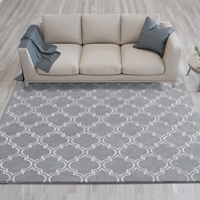 Chicrug 6x9 Shag Geometric Modern Area Rug - Image 7