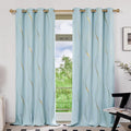 Deconovo Curtains for Living Room, Pattern Blackout Curtains 84 Inches Long | by Unknown