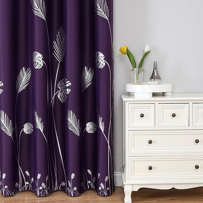 Purple Blackout Curtains for Dining Room - Image 2