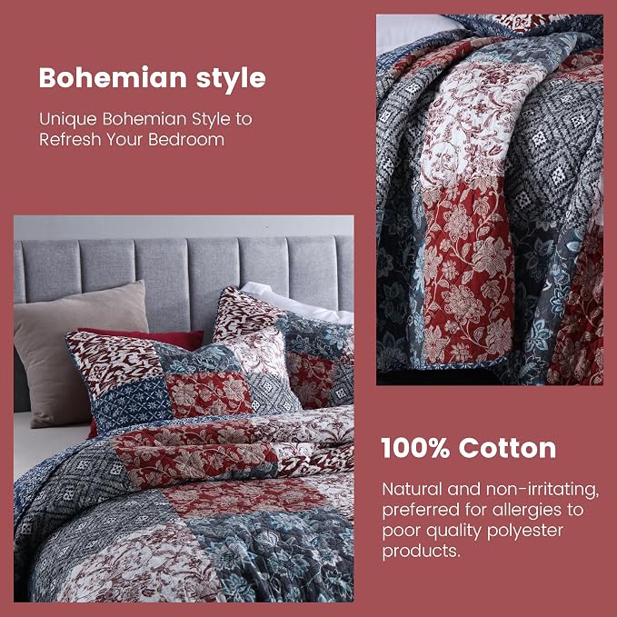 Secgo Queen Comforter Set for Bed - Image 4