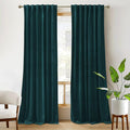 RYB HOME Velvet Curtains 120 inches Long, Extra Long High Ceiling Curtains | by RYBHOME