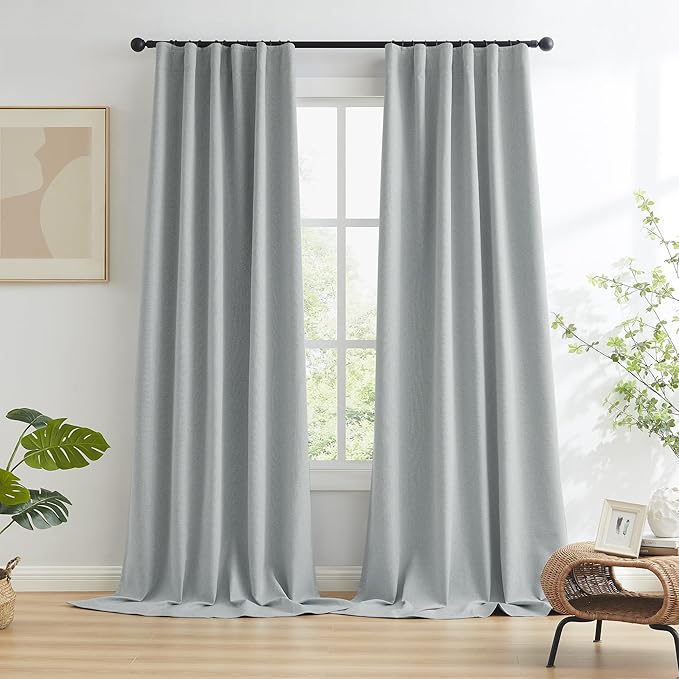Thermal Insulated 100% Blackout Curtains 126 Inch Long - Image 2