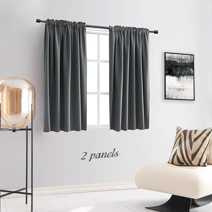 Medium Grey Curtain Panels for Living Room - Image 2