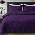 Whale Flotilla Soft Geometric King Quilt Set by WHALEFLOTILLA