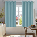 Deconovo Blackout Curtains for Bedroom and Living Room 45 Inches Long | Black by Unknown