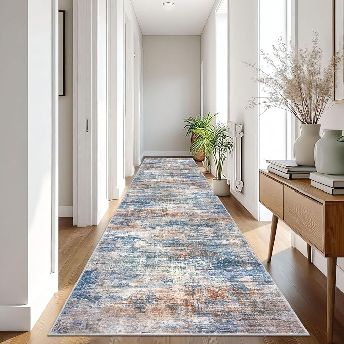 Abstract Runner Rug 3x16 Ft Extra Long Washable Runners - Image 8