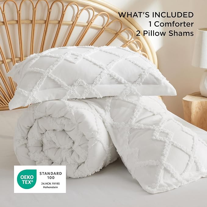 Bedsure Boho Comforter Set Queen - Image 5