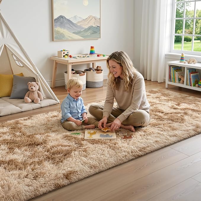 Deerhoo 3x8 Runner Rugs for Long Hallway Bedroom Kitchen, Plush Furry, High Pile - Image 6