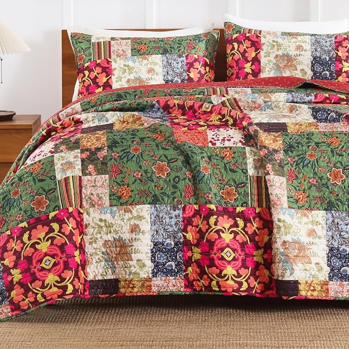 Queen Quilt Set for Bed by TEXSTEAD