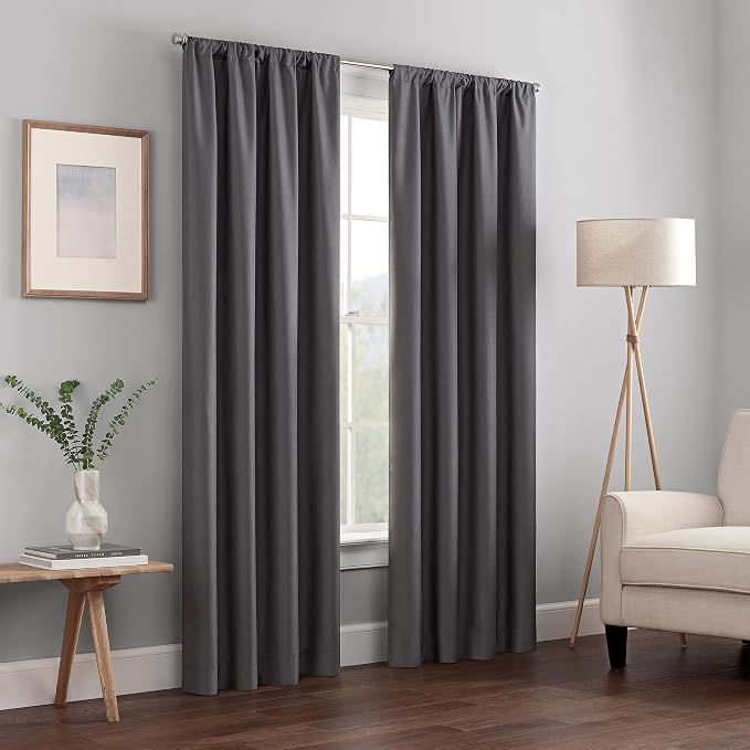 Eclipse Kendall Blackout Rod Pocket Curtain by EclipseCurtains