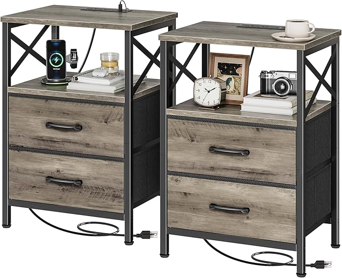 Huuger Nightstand Set of 2 by Huuger