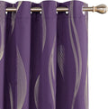 Deconovo Curtains for Living Room, Pattern Blackout Curtains 72 Inches Long | by Unknown