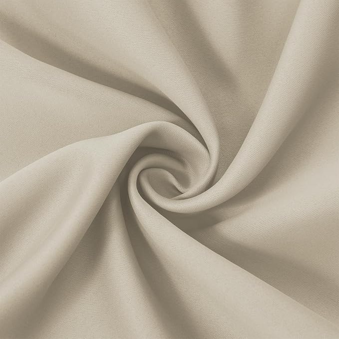 Light Beige Thermal Blackout Curtains/52 x 108 Inch/Set of 2 Panels Room - Image 5
