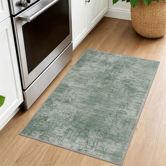 Small Abstract Area Rug 2x3 Ft Entryway Rugs Washable Door Mat Indoor Entrance - Image 8