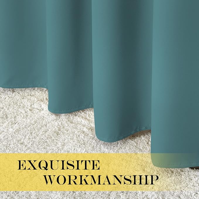 NICETOWN Sliding Door Window Treatment Blackout Patio Door Curtain Panels - Image 5