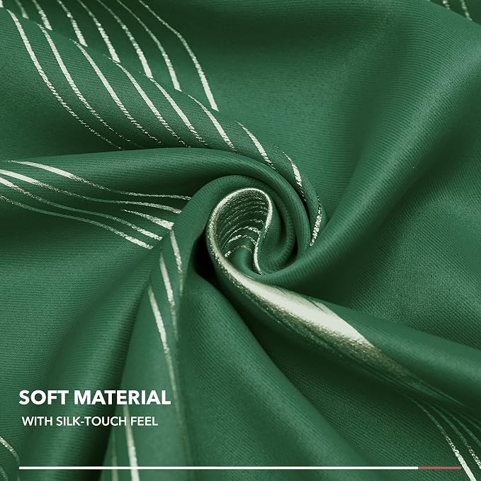 Deconovo Curtains for Living Room, Pattern Blackout Curtains 45 Inches Long | - Image 6