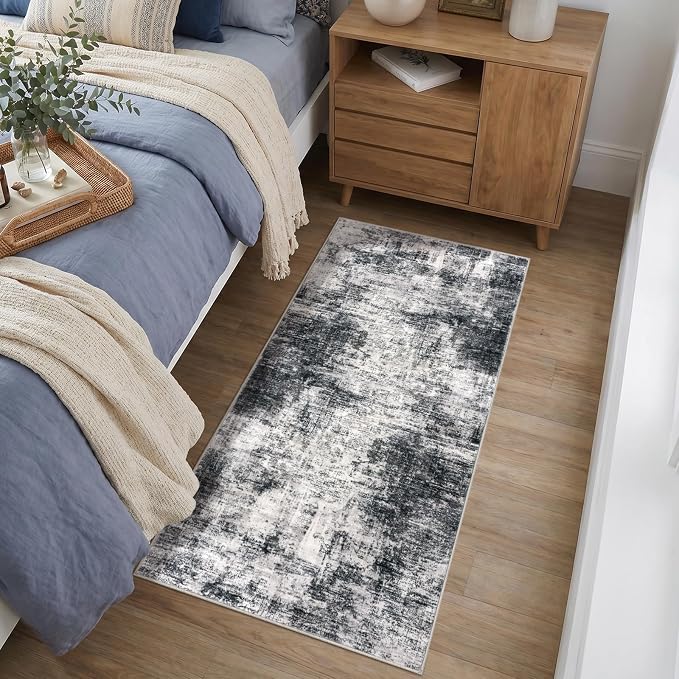 Abstract Runner Rug 2x4 Ft Entryway Rugs Washable Door Mat Indoor Entrance - Image 8