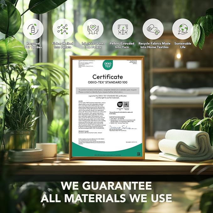 Deconovo Living Room Curtains 84 Inches Long, Thermal Insulated, Room Darkening - Image 8