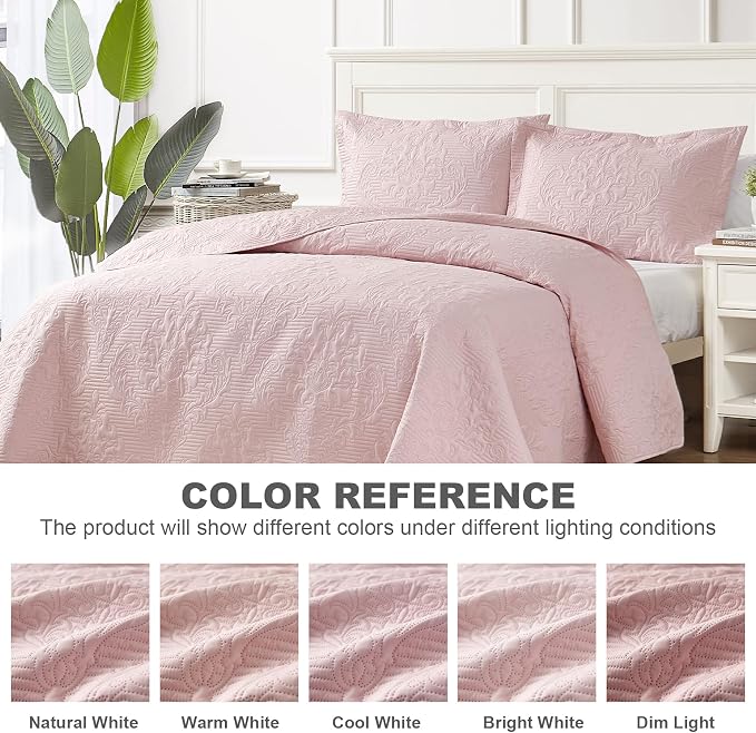 Hansleep Pink Quilt Queen Size - Image 6