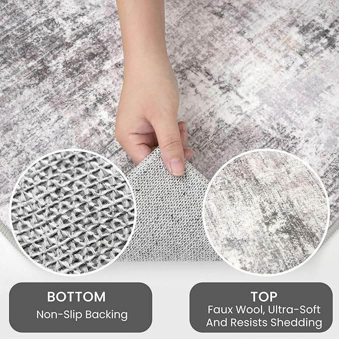 Small Abstract Area Rug 2x3 Ft Entryway Rugs Washable Door Mat Indoor Entrance - Image 7