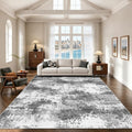 Washable Rug 10x14 Area Rugs for Living Room Bedroom Carpet Grey | Indoor by Acapet