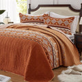 Quilt Set Full/Queen Size 3 Piece Bedspread Coverlet Lightweight Comforter by LEAONME