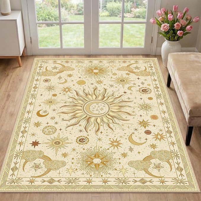Vacuum-Friendly, 3x5 Washable Area Rug - Image 2