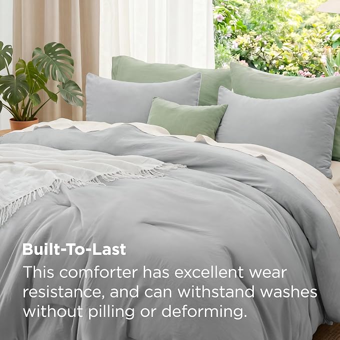 Bedsure Full Comforter Set, 3 Pieces GentleSoft Bed Set, 1 Lightweight - Image 3