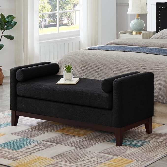 51" Full Size End of Bed Bench for Bedroom Living Room - Image 3