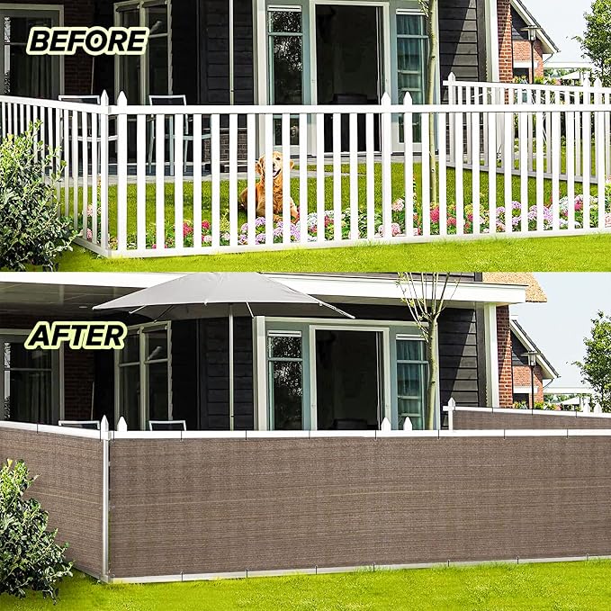 LOVE STORY 3' x 4' Balcony Privacy Screen Cover - Image 3