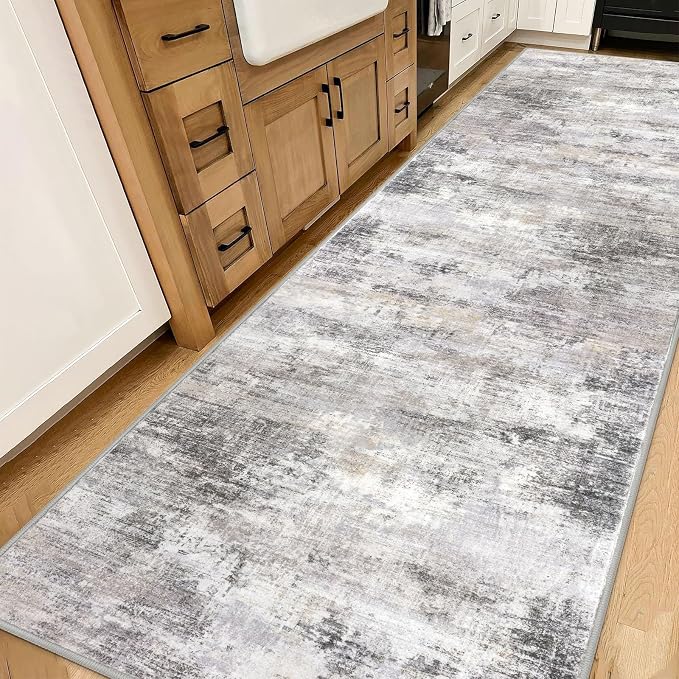 Abstract Runner Rug 3x14 Ft Washable Runners - Image 9