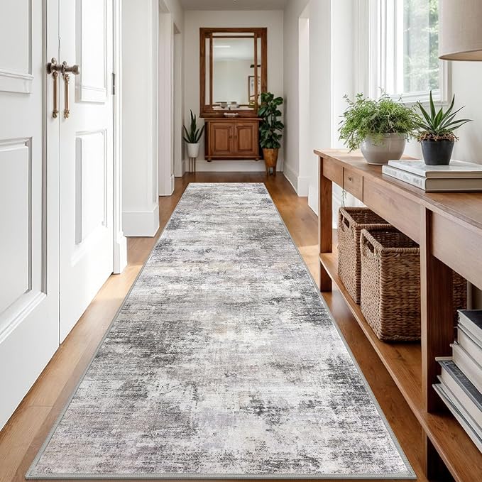 Abstract Runner Rug 3x12 Ft Washable Runners - Image 9