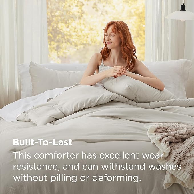 Bedsure Super King Plus Comforter Set, 3 Pieces GentleSoft™ Bed Set, 1 - Image 3