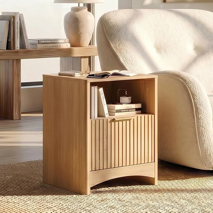 Marsail Wooden Nightstands Set of 2 - Image 3