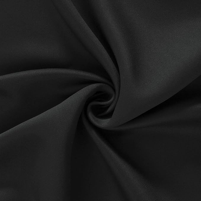 100% Blackout Black Curtains - Image 6