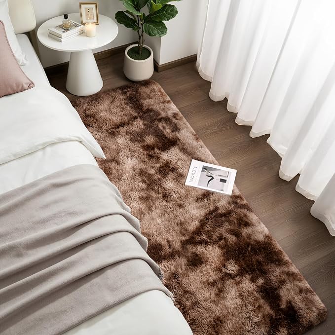 Deerhoo 2x6 Runners Rug for Hallway, Soft Fluffy Long Carpet, Plush Bedroom - Image 2