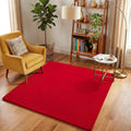 5x5 Square Area Rugs for Bedroom Living Room, Modern Non Slip Minimalist Carpet by AmeareaDirect