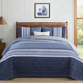 Cottolester King Quilt Bedding Set, All Seasons Microfiber Boho Quilt Set by Cottolester