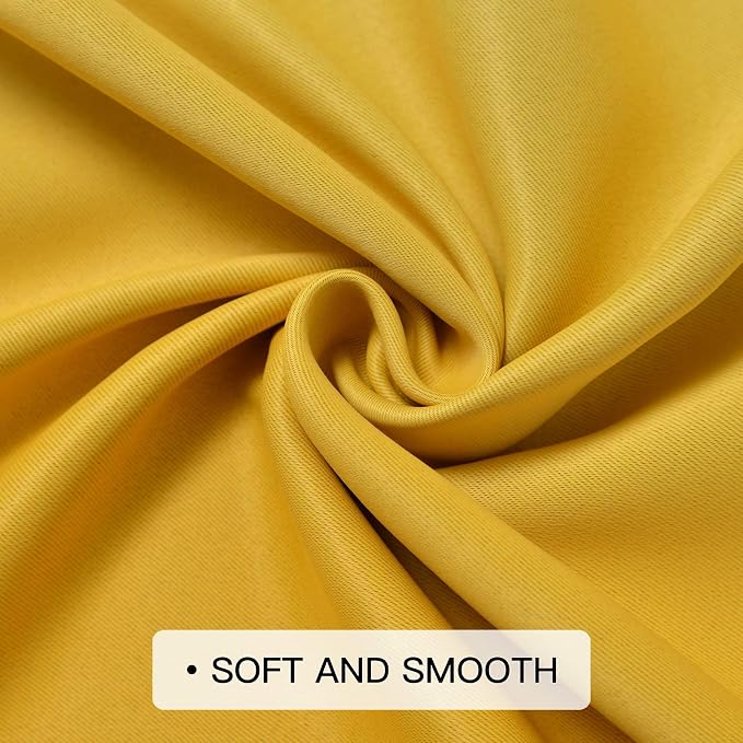 COSVIYA Grommet Ombre Room Darkening Curtains 63 inches Long - Image 4